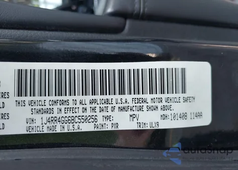 2011 Jeep Grand Cherokee Laredo из США, поврежденный, VIN 1J4RR4GG6BC550256